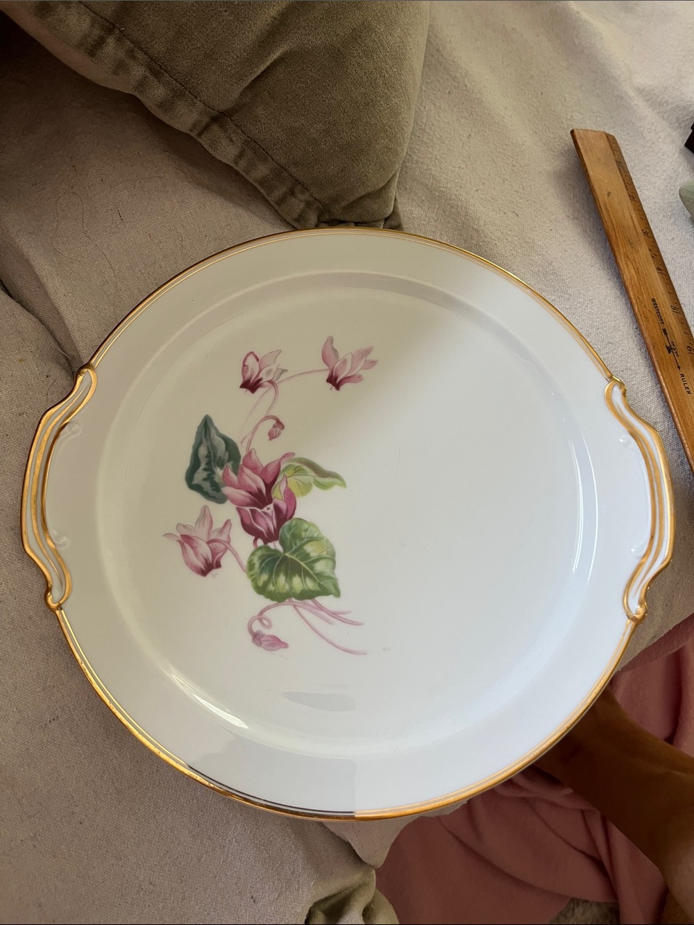Vintage Porcelain Noritake Cake Plate Platter Excellent Condition